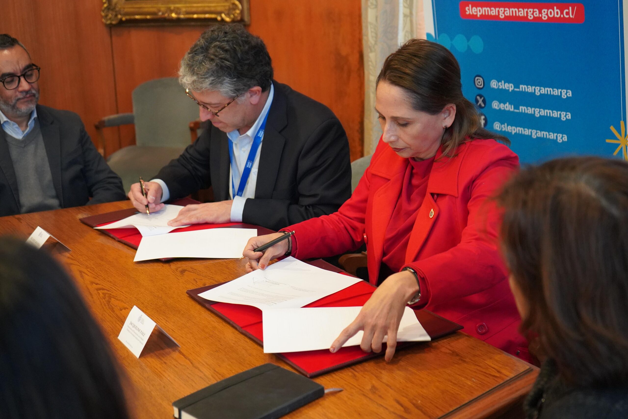 A seis meses del traspaso: SLEP Marga Marga firma acuerdos estratégicos con entidades de educación superior y Junaeb