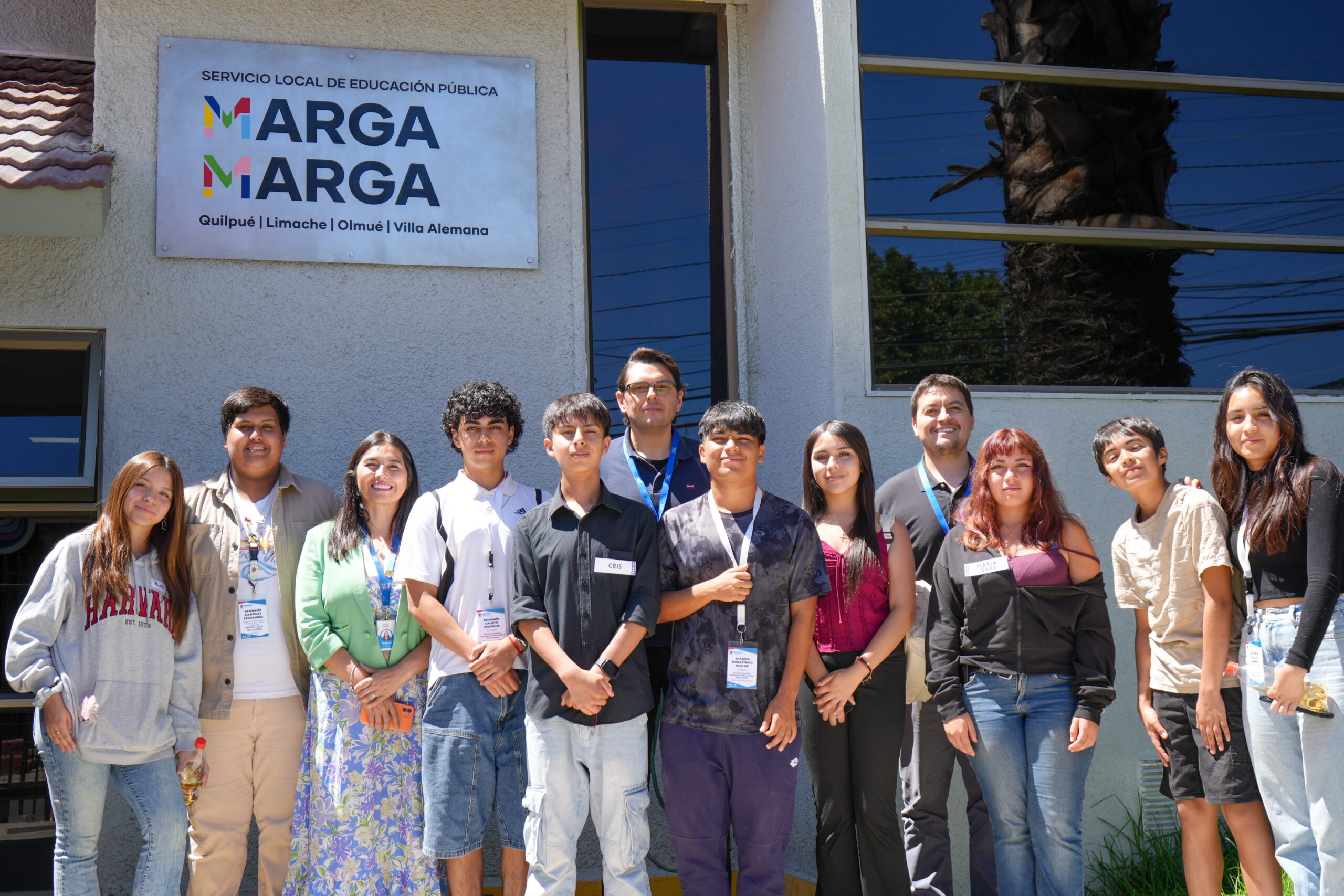 Consejo Consultivo de Niños, Niñas y Adolescentes de Quilpué visitó oficinas del SLEP Marga Marga para dialogar sobre la Nueva Educación Pública
